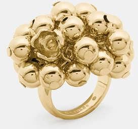 Kate Spade New York Golden Bloom Statement Ring