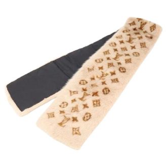 Louis Vuitton Pre-owned Tippet - Dames - Pre-owned - Beige - Maat: ONE Size Leer