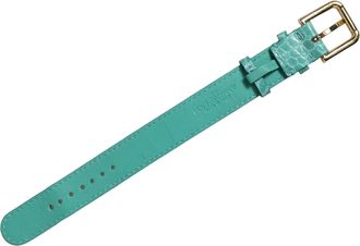 Dolce & Gabbana Crocodile-Embossed Calf Leather Belt - Blue