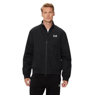 Emporio Armani Emporio Armani Ea7, Heren, Sweatshirts & Hoodies, Zwart, Maat: S Polyamide