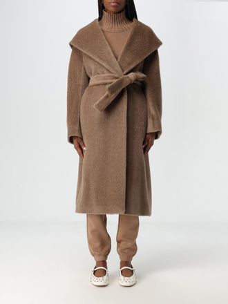 Max Mara Coat S MAX MARA Woman color Hazel