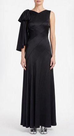 Maison Margiela Abito in raso con fiocco Maison Margiela