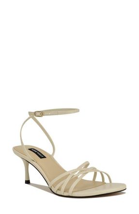 Nine West Gazey Ankle Strap Sandal in Ivory at Nordstrom, Size 7.5