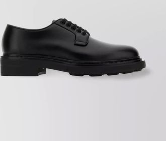 Prada chunky sole lace-up shoes with round toe