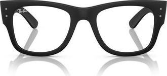 Ray-Ban 52mm Square Optical Glasses in Sand Black at Nordstrom