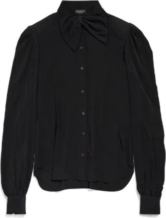Balenciaga Shirts - Dames - Overhemden - Zwart - S - Overhemden