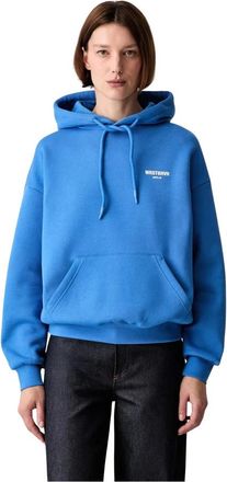 Worst Behavior Wrstbhvr, Hoodies & sweatvesten, Dames, Blauw, XS, Katoen, Studio V12 Hoodie
