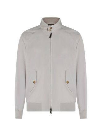 Baracuta Lightweight Minimalist Stand Collar Jacket