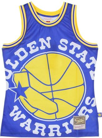 Mitchell & Ness NBA Tank Top Hardwood Classics Jersey - Heren - Fitness - Blauw - XL - Polyester - Fitness