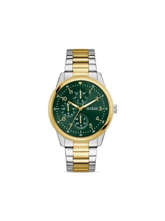 Guess Co stainless steel 44mm - men - stainless steel - One Size - Green