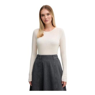 Mos Mosh Jersey Bouch Cuello Redondo - Knitwear - Mujer - Beige - L