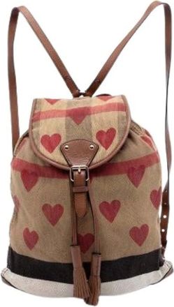 Burberry Pre-owned Backpacks, female, Brown, Size: ONE SIZE Pre-owned Chiltern Hearst Backpack