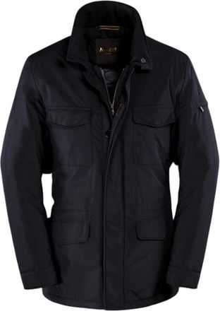 Moorer Jassen - Heren - Winterjassen - Blauw - M - Jassen