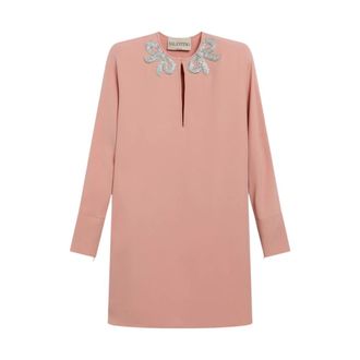 Valentino Garavani Short Jurken - Dames - Jurken - Roze - Maat: XS