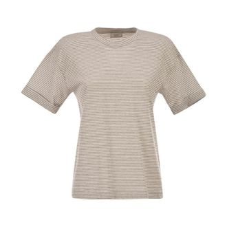 PESERICO Mujer, Camisetas, Beige, Talla: XS