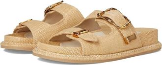 Dolce Vita Sevana Slides WomensLight Natural Raffia Slip On Sandals ZOGG1781