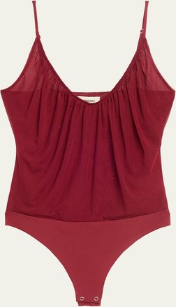 L'agence Gelina Ruched Bodysuit