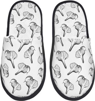 Generic Slippers Garlic Printb Non-Slip Slipper Portable Indoor Shoes For Bedroom Travel Indoor M