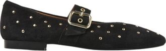VIA VAI Lou Nina Ballerinas - Dames - Ballerinas - Zwart - 37 EU - Leer - Schoenen