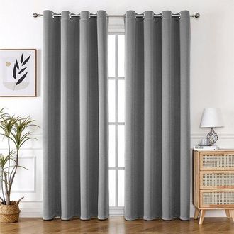 No Brand Cortina T&eacute;rmica Aislante Para Puerta - 132 X 214 Cm - Gris Claro
