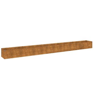 vidaXL Vidaxl - Fioriera Rialzata Da Giardino 482x50x36 Cm In Acciaio Corten