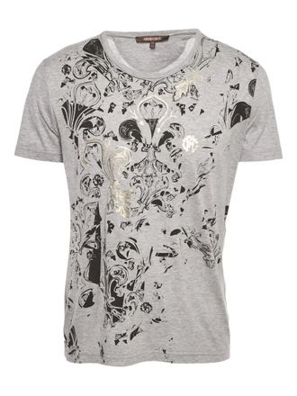 Roberto Cavalli printed jersey T-shirt - men - Cotton - M - Grey