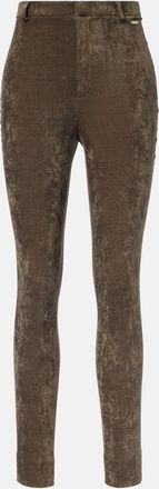 Gucci Cotton-blend velvet leggings