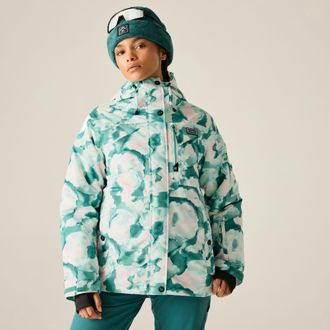 Dare 2B Dare 2B Snowline-skijas voor dames met marmereffect (Teal)