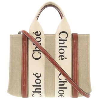 Chlo&eacute; Bolso Tote Pre-owned de Algod&oacute;n - Pre-owned - Mujer - Beige - ONE SIZE