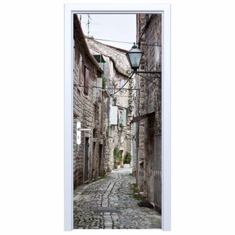OEM Adhesivo De Tela Para Puerta, Calle Adoquinada 525pd