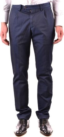 Lardini Tailored Blue Trousers With Straight Leg Design