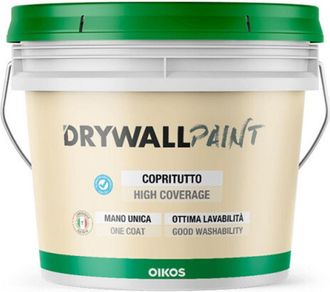 Oikos Pittura copritutto Oikos Drywall bianca lt. 14