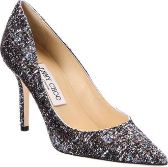 Jimmy Choo London Agnes Glitter Pump