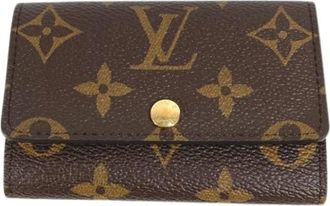 Louis Vuitton Pre-owned Accessories, female, Brown, Size: ONE SIZE Pre-owned Canvas key-holders