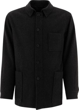 Kaptain Sunshine Cappotto con applicazione - Nero