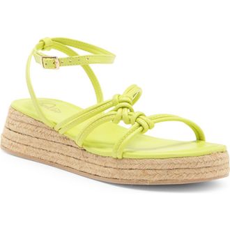 Love Rio Espadrille Wedge Sandal in Lime Green at Nordstrom Rack, Size 8