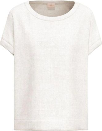 Marella Dames, Tops, Wit, Maat: XL Linnen