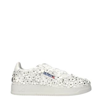 Autry Sneakers Medalist Low Womens White Leather