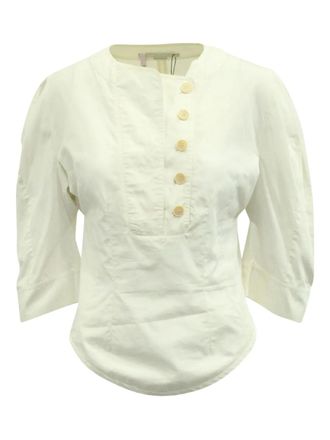 Stella McCartney Blusa in cotone - Bianco