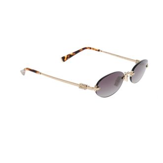 Miu Miu Accessoires, unisex, Geel, ONE Size, Zonnebril