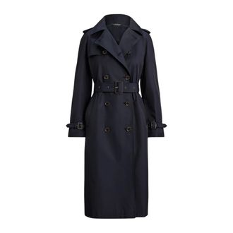 Ralph Lauren Dames, Mantels, Blauw, Maat: XS Katoen