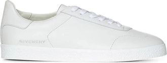 Givenchy Witte Leren Lage Sneakers - Dames - Sneakers - Wit - 40 EU - Leer - Schoenen