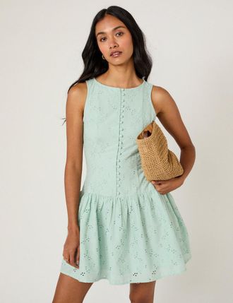Nobody's Child Mint Green Claudia Mini Dress
