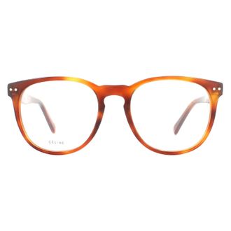Celine Celine Round Blonde Havana Womens Glasses Frames - Brown - One Size