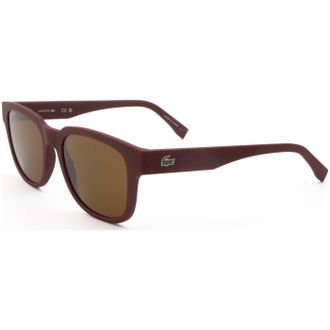 Lacoste Mens 53 mm Brown Sunglasses