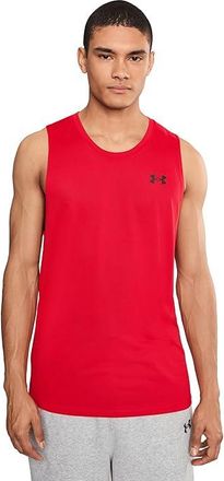 Under Armour Tech Tank Top Mens Clothing Red/Black : 2XL, Polyester