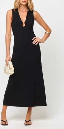 L*Space Yuki Maxi Dress in Black at Nordstrom, Size X-Small