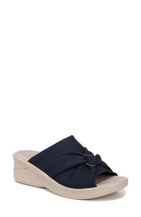 Life Stride Serenade Slide Sandal in Navy at Nordstrom, Size 6.5