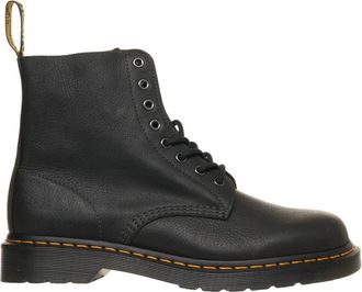 Dr. Martens Groene Enkellaarzen Klassieke Stijl - Heren - Veterlaarzen - Zwart - 36 EU - Leer - Schoenen