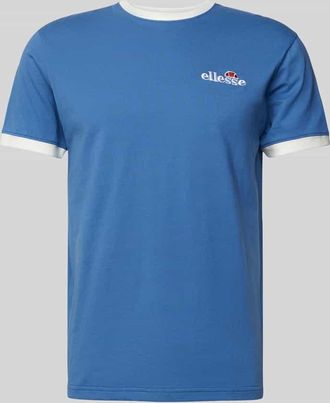 Ellesse T-Shirt mit Label-Stitching Modell MEDUNO in Blau, Größe S